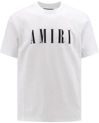 Amiri - Cotton T-shirt With Logo Print - Lyst