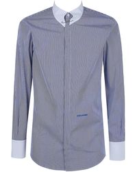 DSquared² - Easy Slim Pin Collar Shirt - Lyst