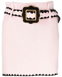 Cormio - Cotton Belted Mini Skirt - Lyst