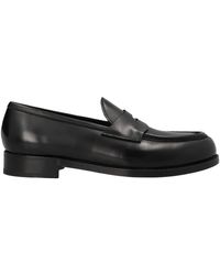 Lidfort - Leather Loafers - Lyst
