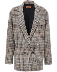 Missoni - Boucl Double-Breasted Blazer - Lyst