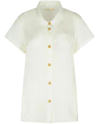 KHAITE - Keefe Pointed-Collar Shirt - Lyst