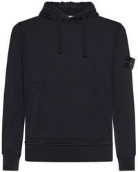 Stone Island - Cotton Logo Sweatshirt - Lyst