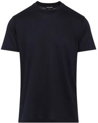 Giorgio Armani - Silk T-Shirt - Lyst
