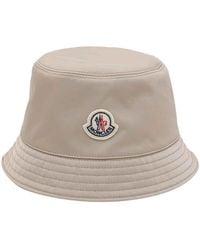 Moncler - And Reversible Logo Bucket Hat - Lyst