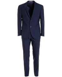 Corneliani - Wool Suit With Buttons - Lyst