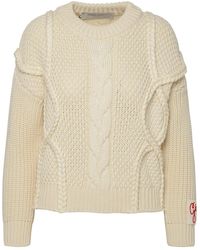 Golden Goose - Ivory Virgin Wool Sweater - Lyst