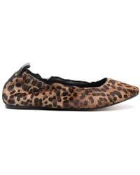 Isabel Marant - Leopard-Print Ballerina Shoes - Lyst