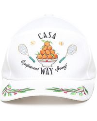 Casablanca - Casa Way Baseball Cap In Cotton - Lyst