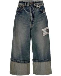 Maison Mihara Yasuhiro - Roll-up Jeans - Lyst