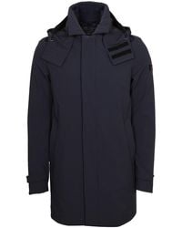 Peuterey - Water-Repellent Nylon Trench Coat - Lyst