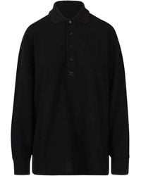 Courreges - Oversized Polo Shirt With Embroidered Logo - Lyst