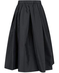 Comme des Garçons - Gathered Midi Skirt - Lyst