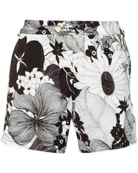 Tom Ford - Floral Print Swim Shorts - Lyst