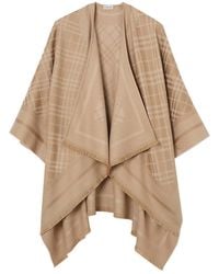 Burberry - Abrigo Midi - Lyst