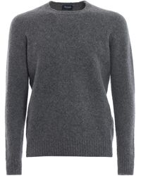 Drumohr - Brushed Lambswool Sweater - Lyst