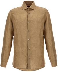 Moorer - Linen Shirt - Lyst