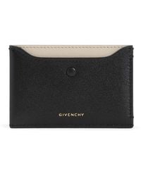 Givenchy - Calf Leather Credit Card Case - Lyst