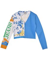 Moschino - Cardigan Stampa Foulard - Lyst