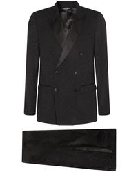 Dolce & Gabbana - Wool And Silk Blend Two Piece Suit - Lyst