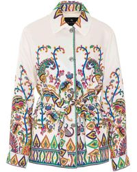 Etro - Jacket With Logo Buttons Closure - Lyst