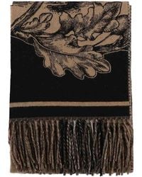 Burberry - Reversible Cashmere Scarf With Ekd - Lyst