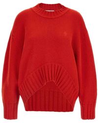 The Attico - Asymmetrical Hem Sweater - Lyst