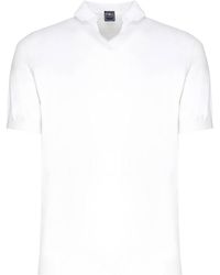 Fedeli - Open Neck Polo - Lyst