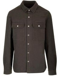 Rick Owens - Wool Shirt Jacket - Lyst