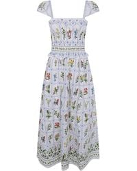 FARM Rio - Tropical Porcelain Off- Maxi Dress - Lyst
