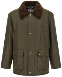 Maison Margiela - Shearling Collar Parka - Lyst