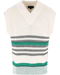 Lacoste - Cotton Blend Pique Waistcoat - Lyst