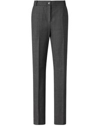 Pinko - Pleione Wool Armor Trousers Raven - Lyst