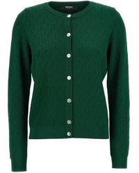 Versace - Cardigan Pattern V - Lyst