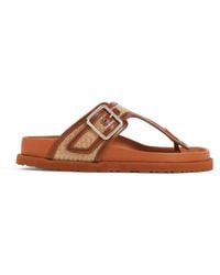 Birkenstock - Gizeh Frames Raffia Saldals - Lyst