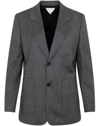 Bottega Veneta - Wool Chevron Jacket - Lyst