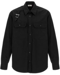 McQueen - Cotton Shirt - Lyst