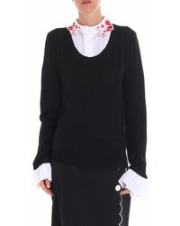 Vivetta - Zucchi Sweater With Shirt Neckline - Lyst