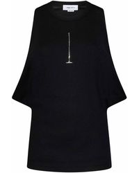 McQueen - Top With Round Neckline - Lyst