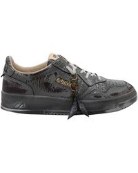 Autry - Medalist Low Super Vintage Patent Leather Sneakers With Worn Effect - Lyst
