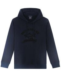 Paul & Shark - Shark-Print Cotton Hoodie - Lyst