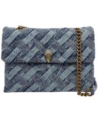 Kurt Geiger - Large Kensington Denim Crossbody Bag - Lyst