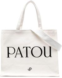 Patou - Organic Cotton Bag With Logo - Lyst