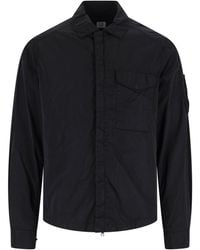 C.P. Company - Logo Shirt Jacket - Lyst