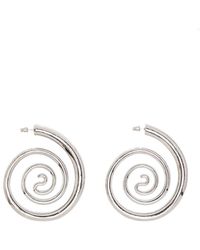 Panconesi - Spiral Serpent Hoops Earrings - Lyst