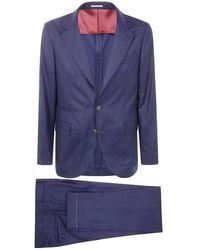 Brunello Cucinelli - Wool Complete With Two Buttons Closure - Lyst
