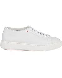 Santoni - Biking Lace-Up Sneakers - Lyst