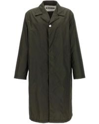Jil Sander - Single-Breasted Trench Coat - Lyst