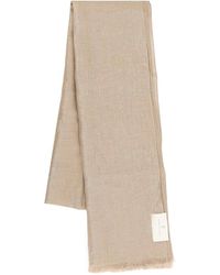 Brunello Cucinelli - Lurex Linen Scarf - Lyst