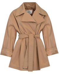 Herno - Cotton Gabardine Trench Coat - Lyst